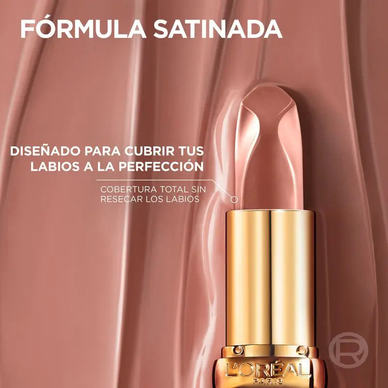 L'Oréal Paris Batom Color Riche Nudes Of Worth Brilho Acetinado Sombra 540 Nude Imparável