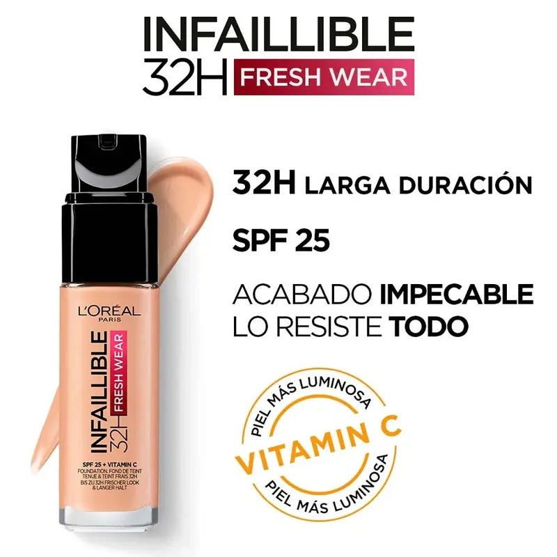 L'Oréal Paris Infaillible Foundation 32H Freshwear 30Ml Shade 220