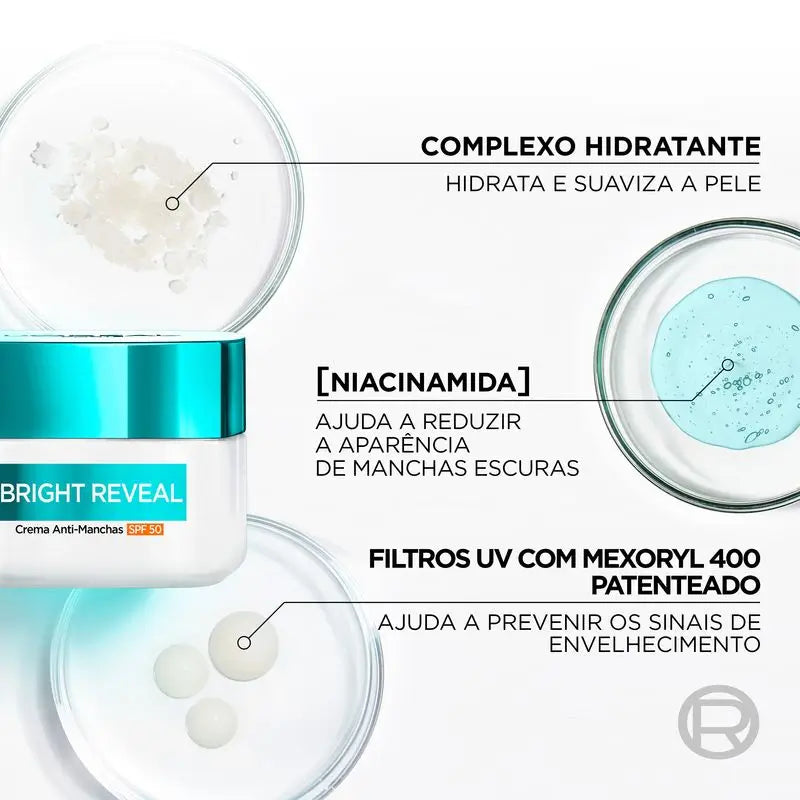 L'Oréal Paris Bright Reveal Creme Anti-Blemish Spf 50