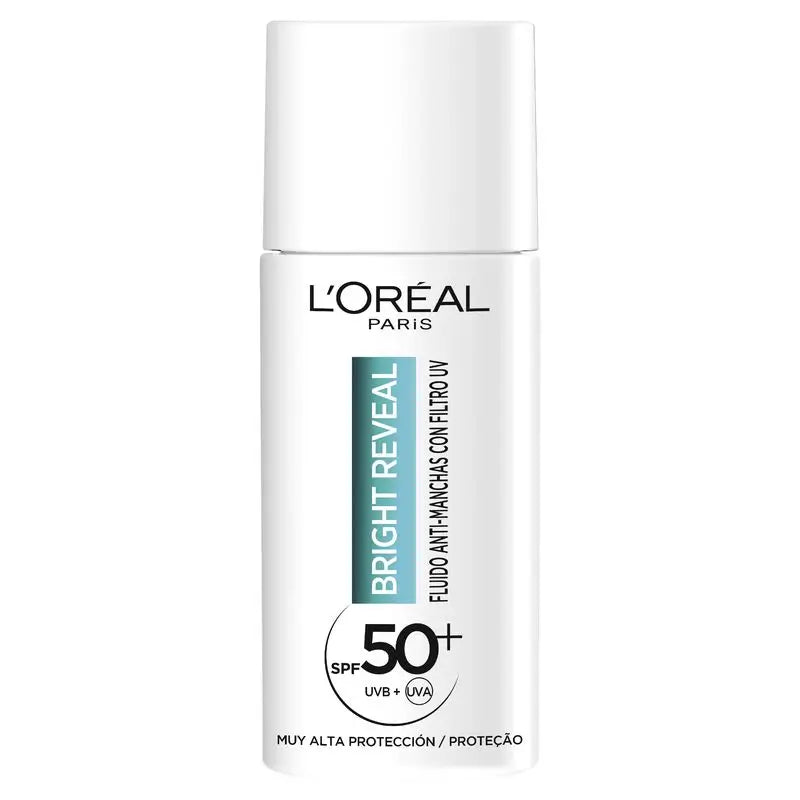 L'Oréal Paris Bright Reveal Fluido Hidratante Anti-Blemish Com Filtro Uv Spf50+ E Niacinamida