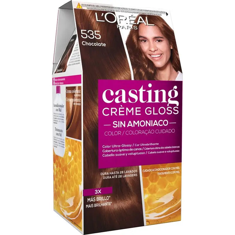 L'Oréal Paris Casting Creme Brilhante Banho de Cor 535 Chocolate