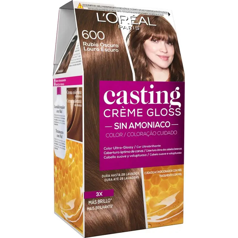 L'Oréal Paris Casting Creme Brilhante Banho de Cor 600 Louro Escuro