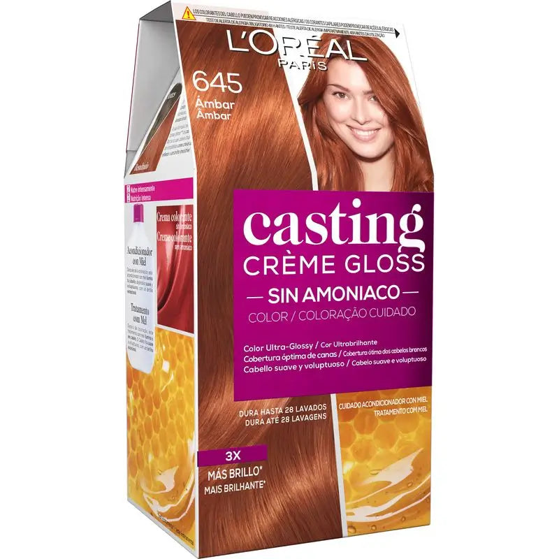 L'Oréal Paris Casting Creme Brilhante Banho de Cor 645 Âmbar