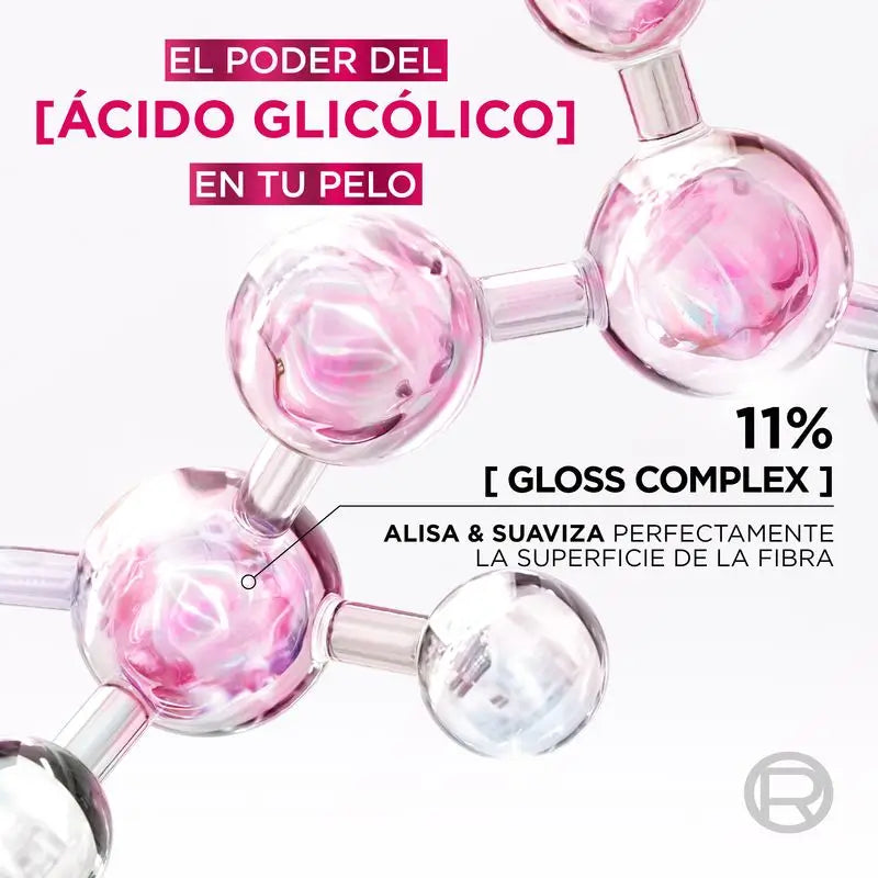 L'Oréal Paris Elvive Condicionador Brilho Glicólico Ácido Glicólico Condicionador Glicólico Cabelos Macios e Brilhantes