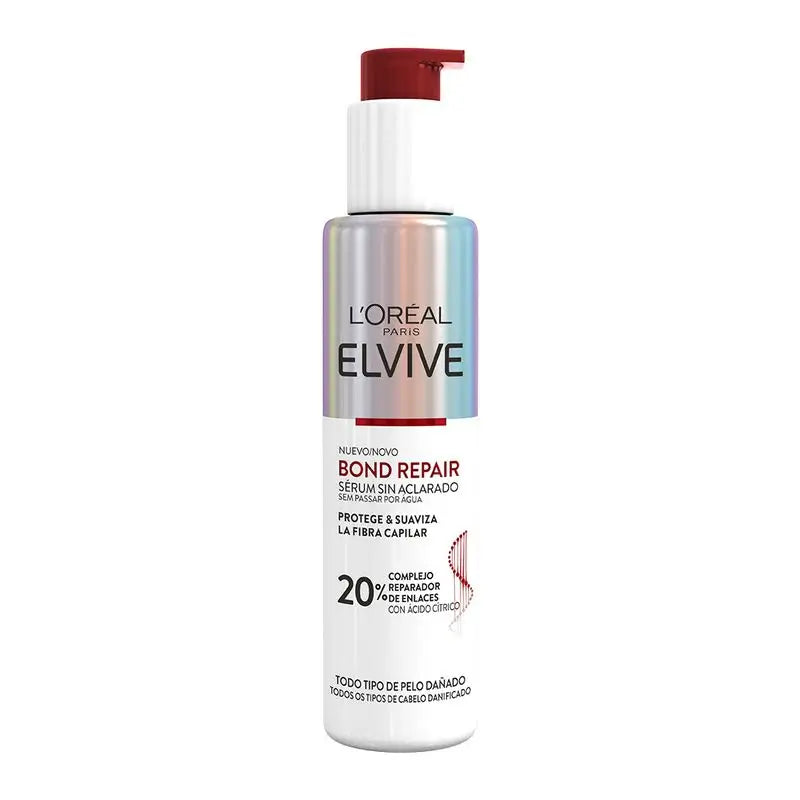 L'Oréal Paris Elvive Bond Repair Serum: Sem Enxaguamento, Reconstrução Profunda, -98% de Quebra