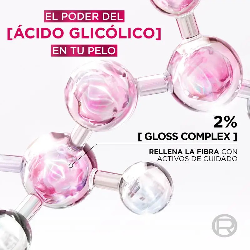 L'Oréal Paris Elvive Brilho Glicólico Champô com Ácido Glicólico Cabelo macio e brilhante