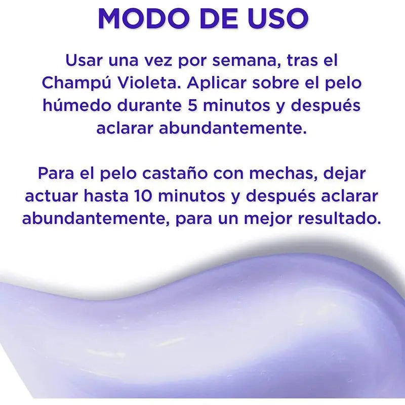 L'Oréal Paris Elvive Color Vive Violet Condicionador Matificante para cabelos com madeixas, louros ou grisalhos 150Ml