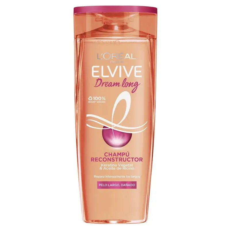 L'Oréal Paris Elvive Dream Long Champô Reconstrutor Para Cabelos Longos e Danificados 380 Ml