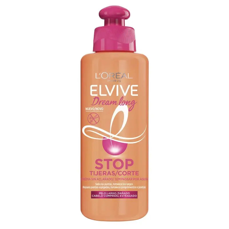 L'Oréal Paris Elvive Dream Long Stop Tratamento com Tesoura Para Cabelos Longos e Danificados 200Ml