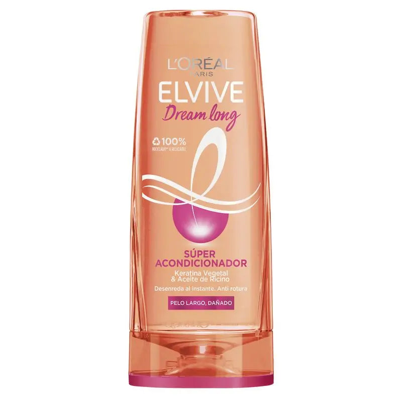 L'Oréal Paris Elvive Dream Long Condicionador Super Reconstrutor Para Cabelos Longos e Danificados 300Ml