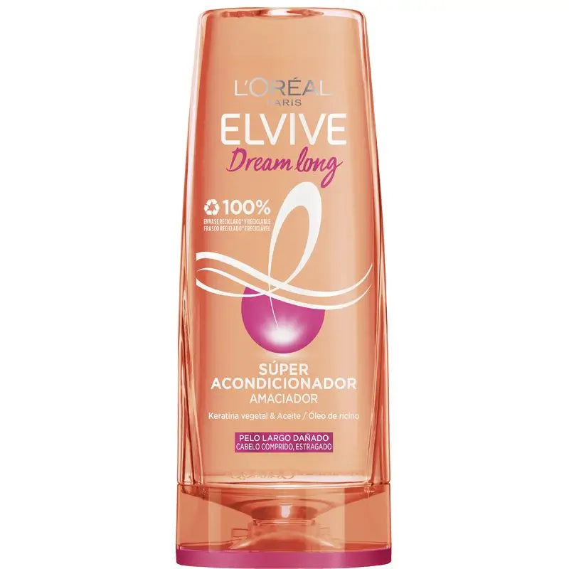 L'Oréal Paris Elvive Dream Long Condicionador Super Reconstrutor Para Cabelos Longos e Danificados 500Ml