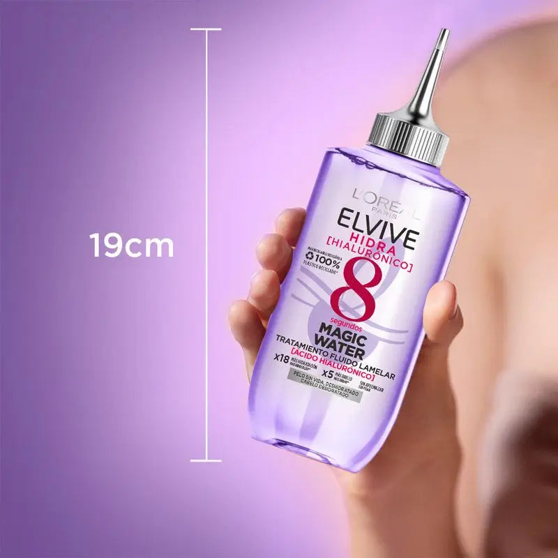 L'Oréal Paris Elvive Hydra Hyaluronic Magic Water: Tratamento Capilar 8S, Tecnologia Lamelar, 200Ml