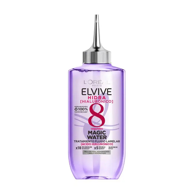 L'Oréal Paris Elvive Hydra Hyaluronic Magic Water: Tratamento Capilar 8S, Tecnologia Lamelar, 200Ml