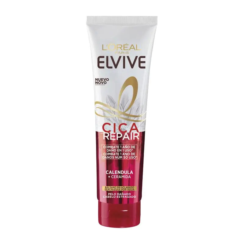 L'Oréal Paris Elvive Reparação Total 5 Cica Reparação Tratamento Reparador Para Cabelos Danificados 150Ml