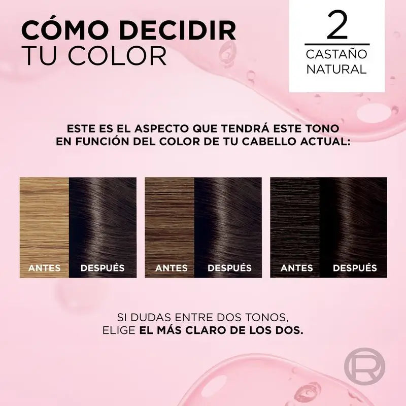 L'Oréal Paris Excellence Creme Permanent Hair Color - Tom 2 Castanho Natural