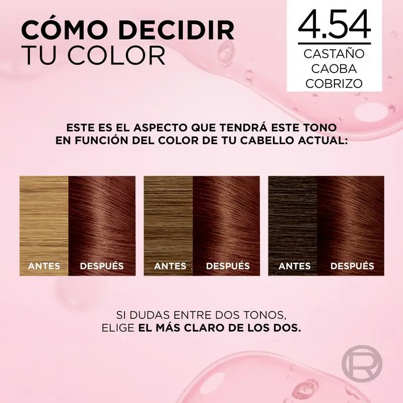 L'Oréal Paris Excellence Creme de coloração permanente - Tom 4.54 Auburn Auburn Cobre