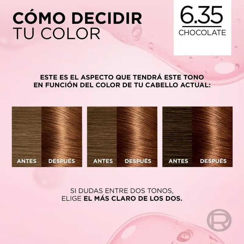 L'Oréal Paris Excellence Creme Permanent Hair Color - Tonalidade 6.35 Chocolate