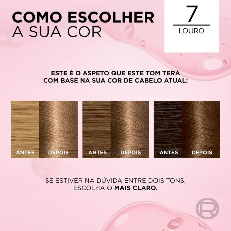 L'Oréal Paris Excellence Creme Coloração Permanente - Tom 7 Louro