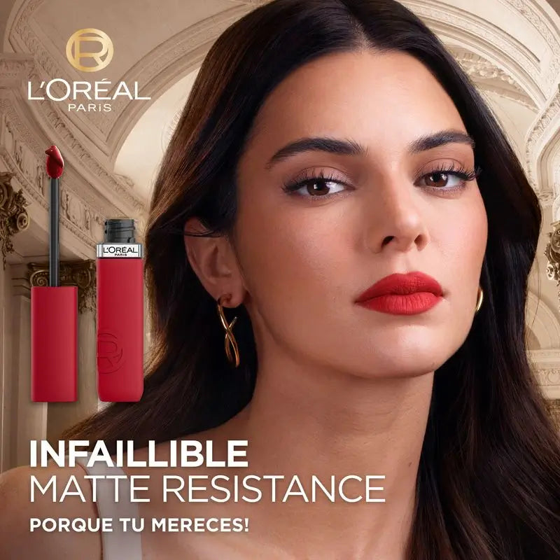 L'Oréal Paris Infaillible Le Matte Resistance Acabamento Matte 16H*. Sombra 100 Fairytale Ending