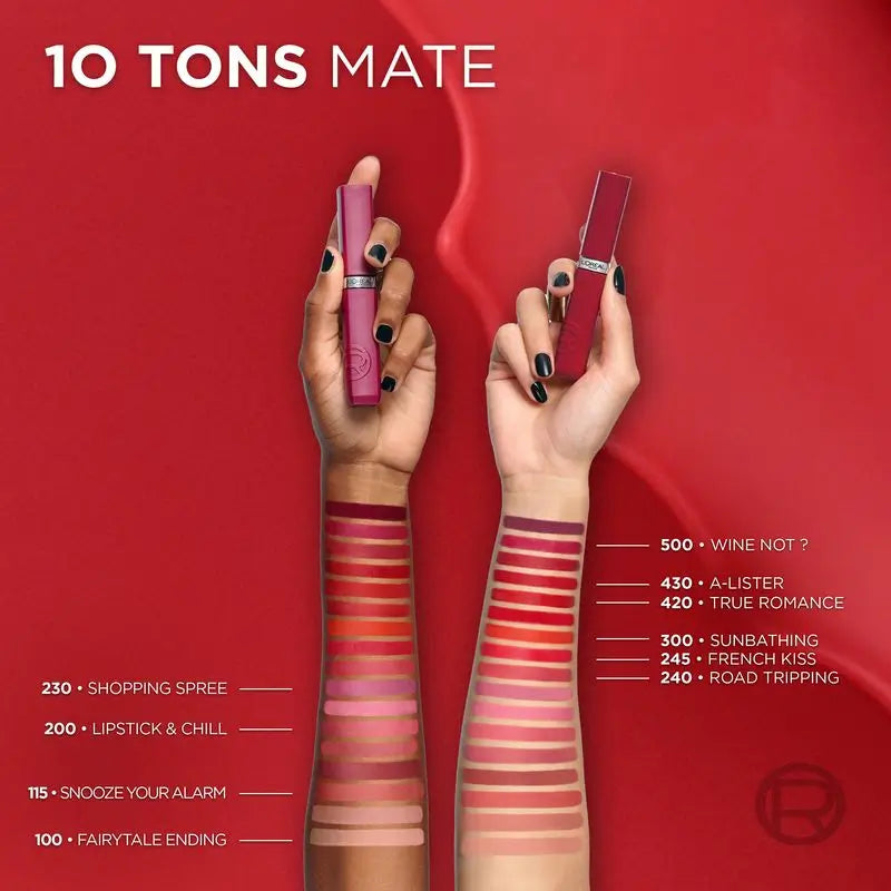 L'Oréal Paris Infaillible Le Matte Resistance Acabamento Matte 16H*. Sombra 115 Snooze Your Alarm