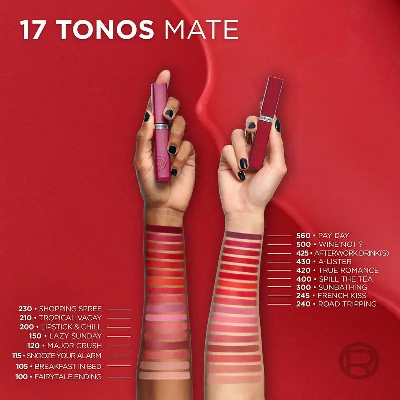 L'Oréal Paris Infaillible Le Matte Resistance Matte Finish 16H*. Sombra 230 Shopping Spree