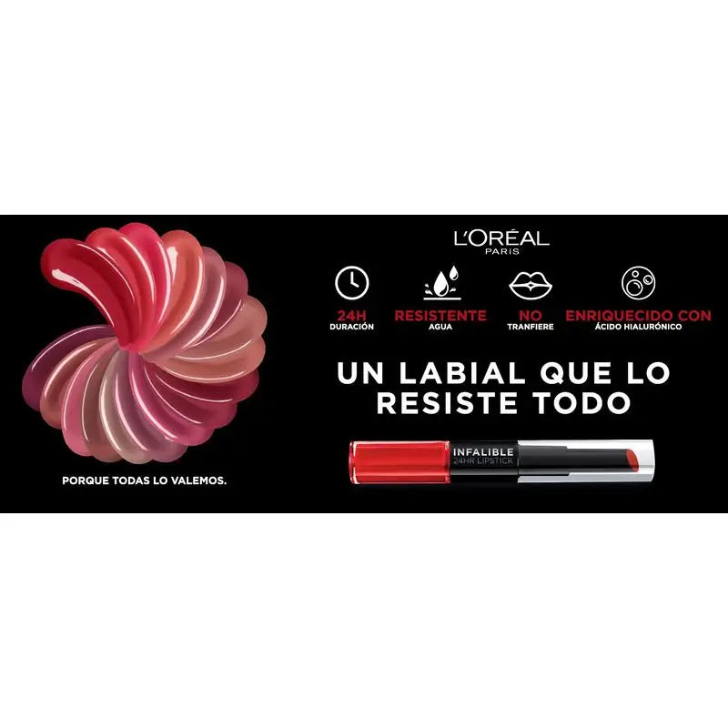 L'Oréal Paris Infallible 24H 506 Red Batom Permanente Infallible Vermelho