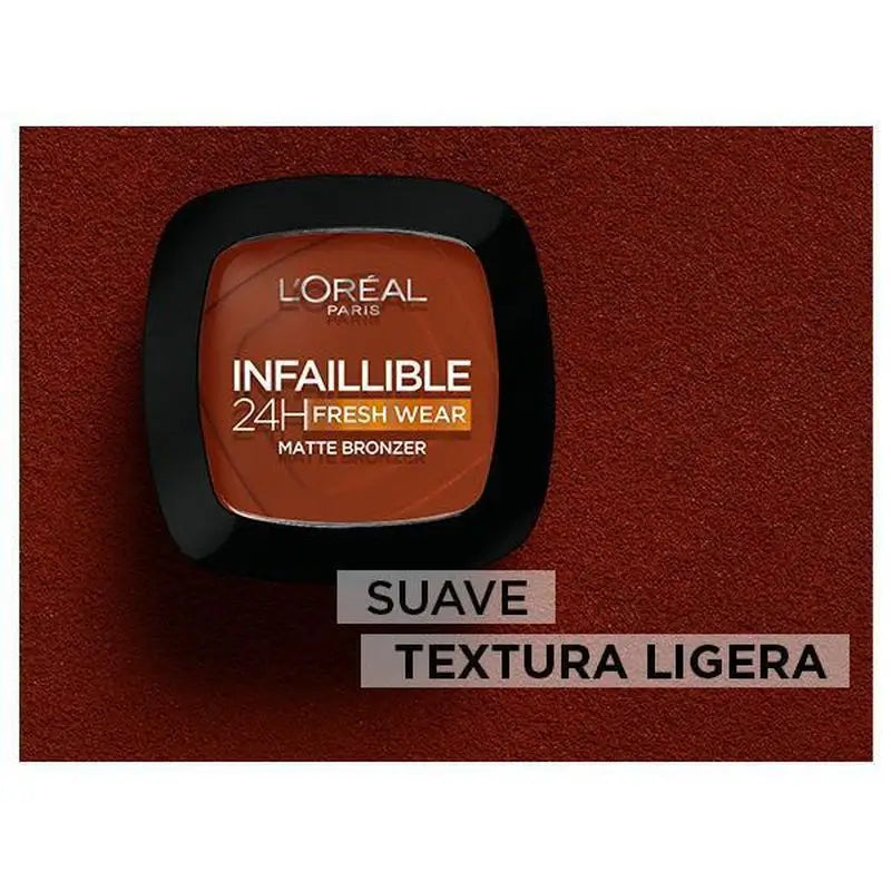 L'Oréal Paris Infallible 24H Long Lasting Matte Bronzing Powder Shade 250 Light Clair