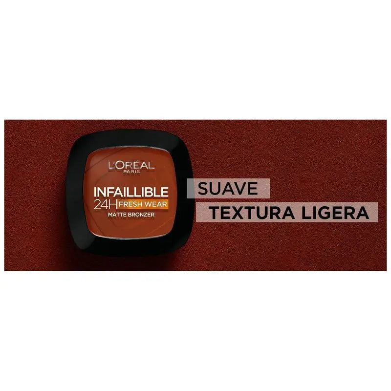 L'Oréal Paris Infallible 24H Long Lasting Matte Bronzing Powder Shade 250 Light Clair