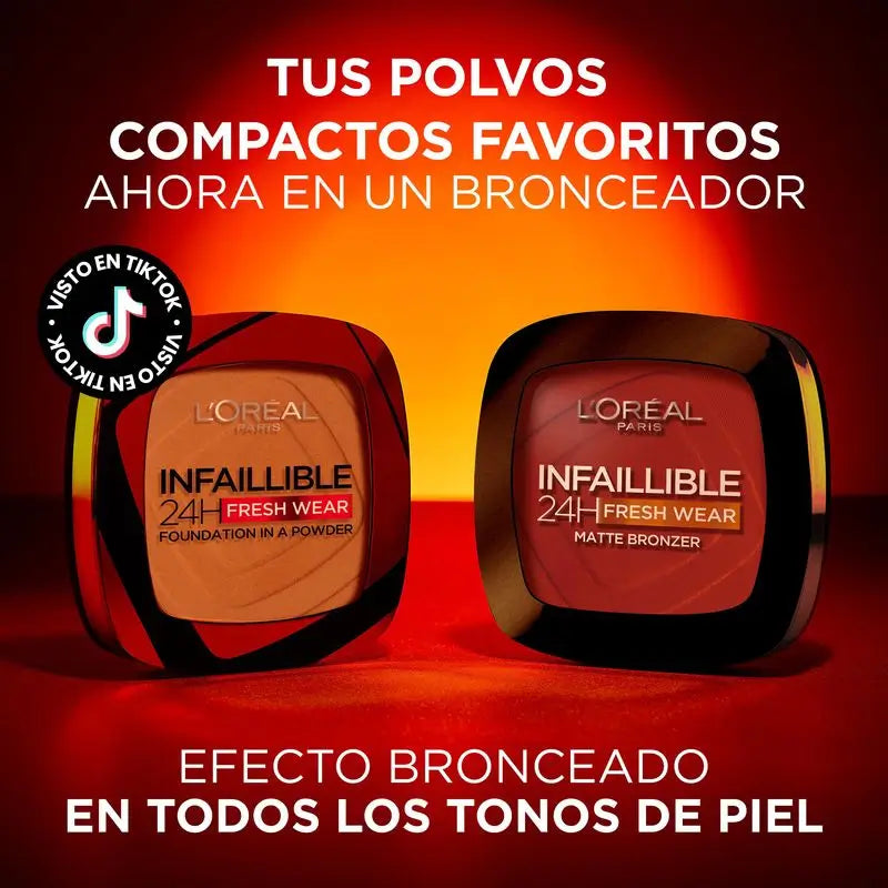 L'Oréal Paris Infallible 24H Long Lasting Matte Bronzing Powder Shade 250 Light Clair