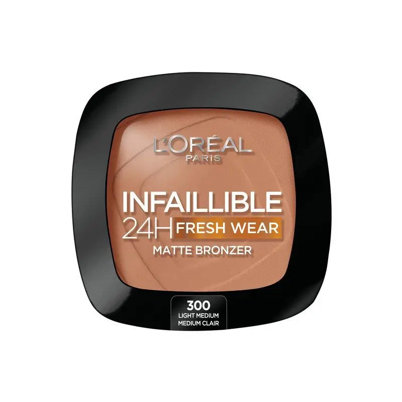 L'Oréal Paris Infallible 24H Long Lasting Matte Bronzing Powder Shade 300 Light Medium