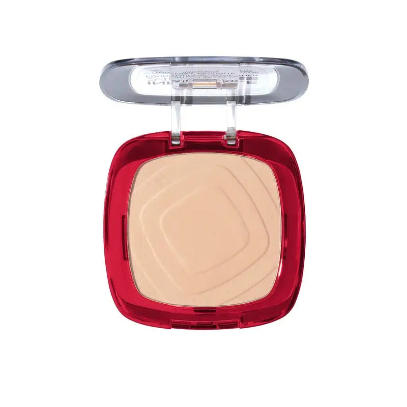 L'Oréal Paris Infallible 24H Long Lasting Matte Compact Powder Shade 20 Ivory Para Peles Médias Escuras