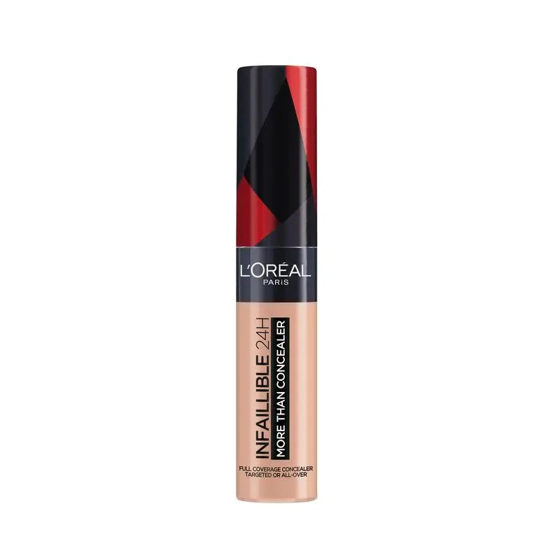 L'Oréal Paris Infallible More Than Concealer Corretor de Cobertura Total, Sombra 324 Aveia/Avoina, 11 Ml