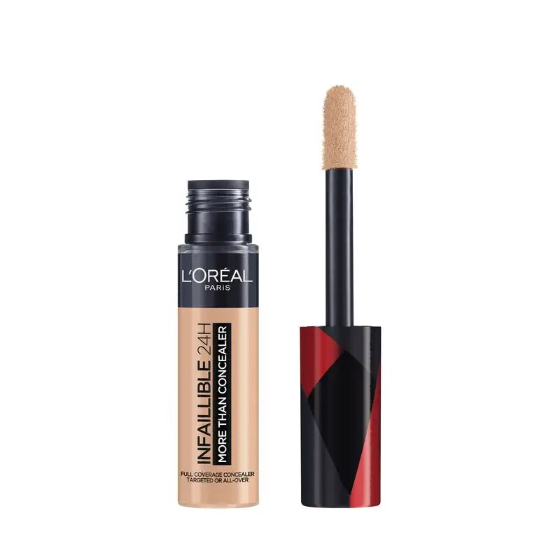 L'Oréal Paris Infallible More Than Concealer Corretor de Cobertura Total, Sombra 326 Baunilha, 11 ml