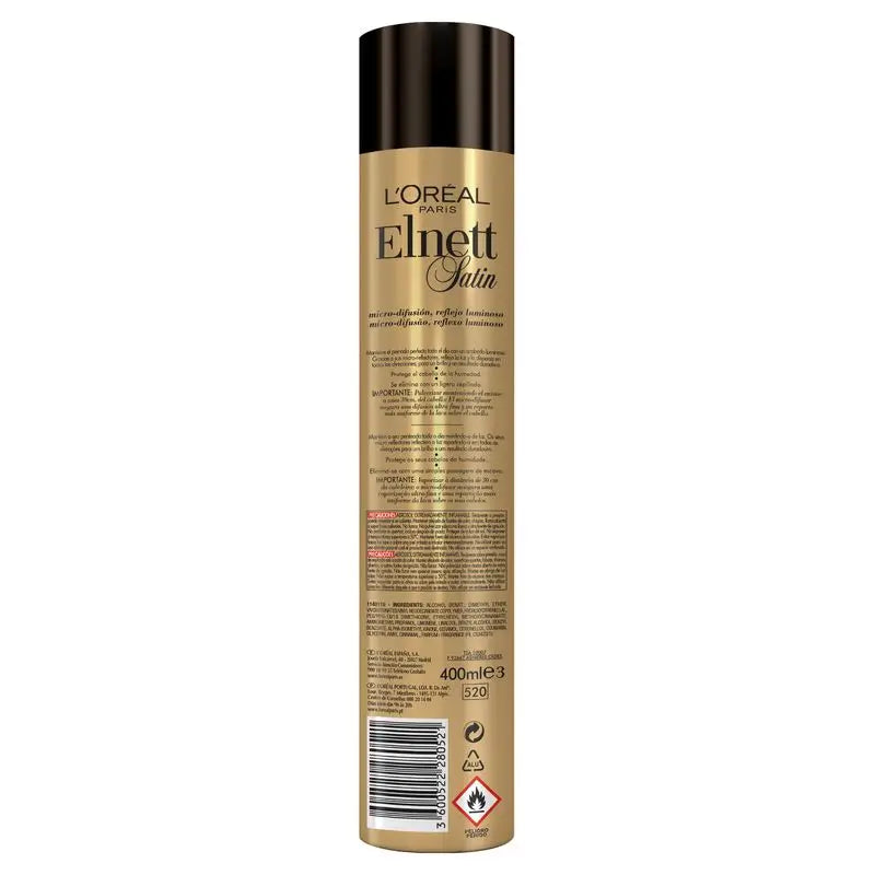 L'Oréal Paris Elnett Laca de Fixação Extrema Brilho 400Ml