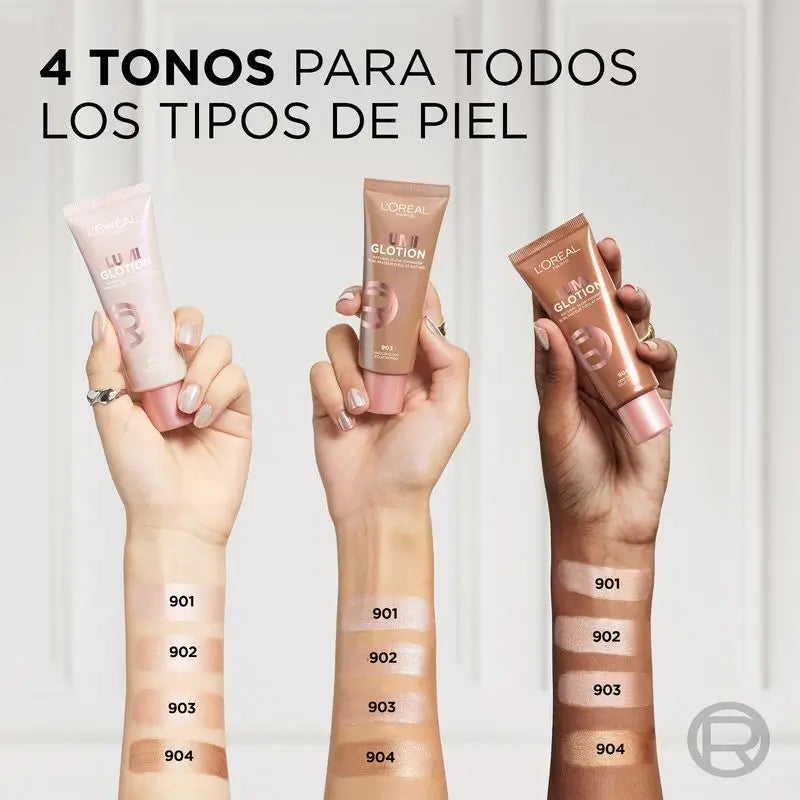 L'Oréal Paris Paradise Glotion Fórmula Iluminadora Sombra Clara