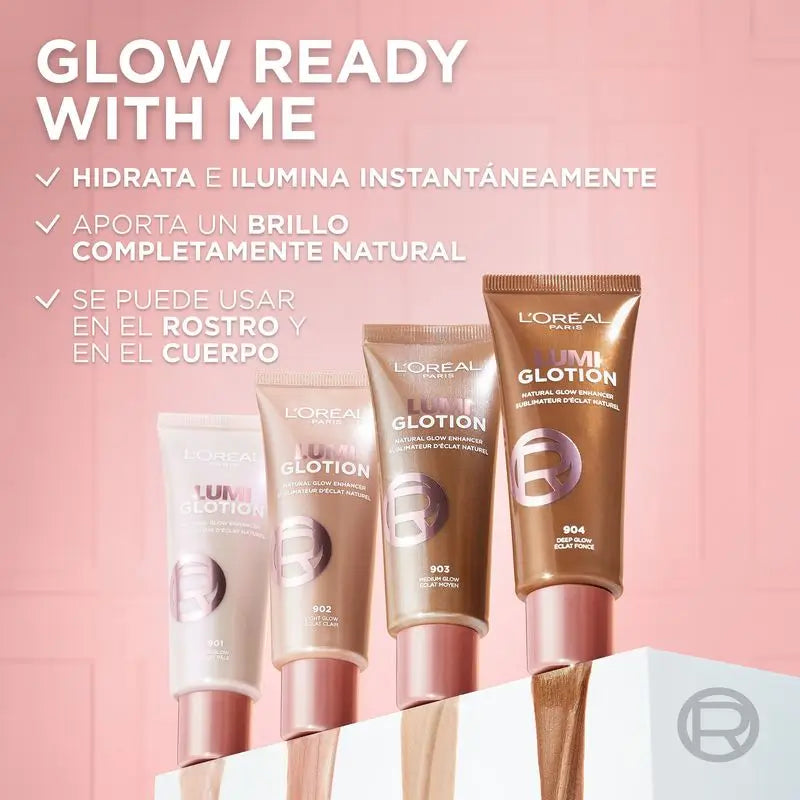 L'Oréal Paris Paradise Glotion Fórmula Iluminadora Sombra Média