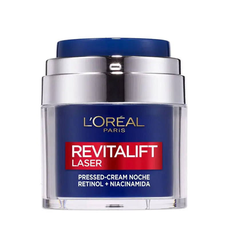 L'Oréal Paris Creme de Noite L'Oréal Paris Pressed Laser Revitalift com Retinol + Niacidamida Formato Dose Única, 50Ml