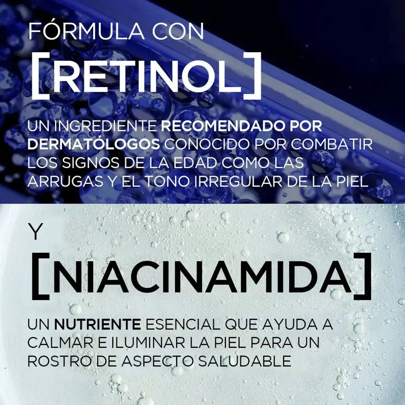 L'Oréal Paris Creme de Noite L'Oréal Paris Pressed Laser Revitalift com Retinol + Niacidamida Formato Dose Única, 50Ml