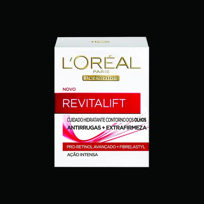 L'Oréal Paris Revitalift Contorno de Olhos Anti-Rugas - Com Pro-Retinol -15Ml