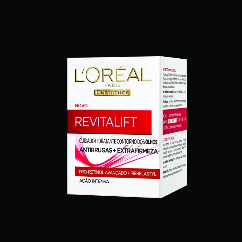 L'Oréal Paris Revitalift Contorno de Olhos Anti-Rugas - Com Pro-Retinol -15Ml