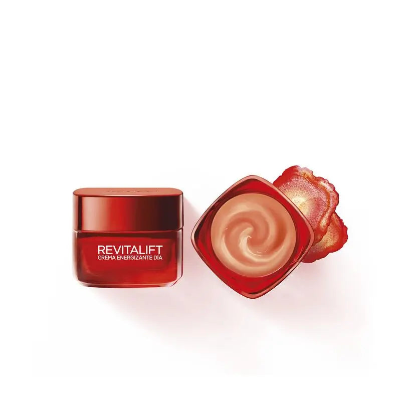 L'Oréal Paris Revitalift Creme de Dia Vermelho Energizante - Com Ginseng Vermelho - 50 Ml