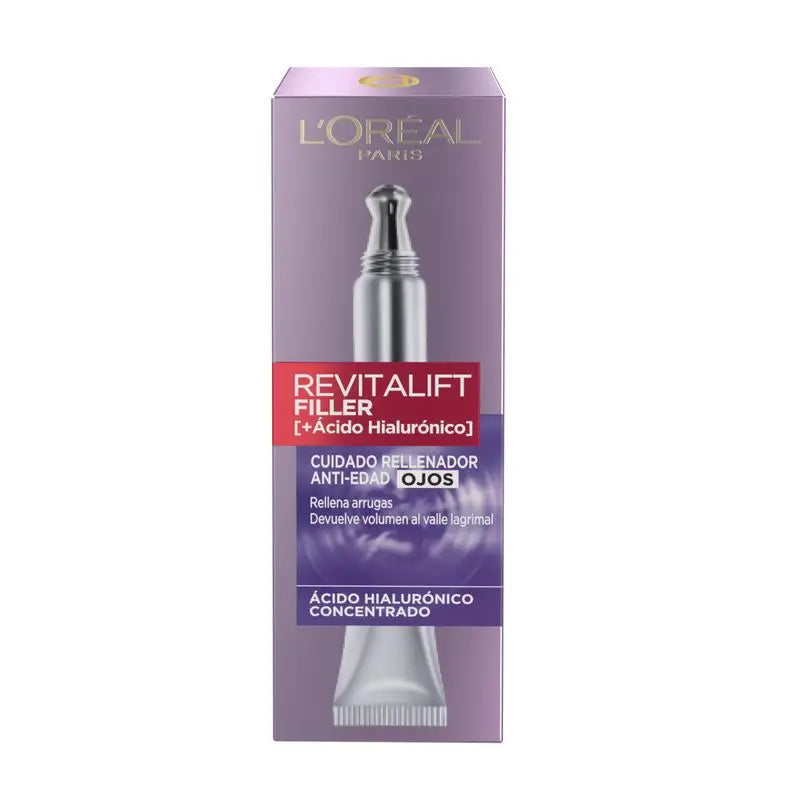 L'Oréal Paris Revitalift Filler Anti-Age Plumping Eye Contour [+Ácido Hialurónico]-15Ml