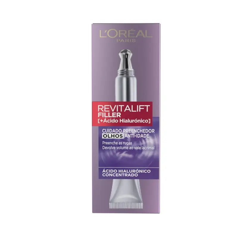 L'Oréal Paris Revitalift Filler Anti-Age Plumping Eye Contour [+Ácido Hialurónico]-15Ml