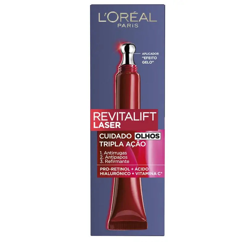 L'Oréal Paris Revitalift Filler Serum: Preenche as Rugas e as Linhas de Expressão, com Ácido Hialurónico, 30Ml