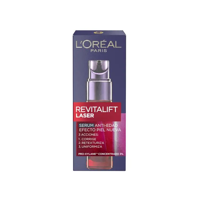 L'Oréal Paris Revitalift Laser Sérum Anti-Idade - Com Pro-Xylane -30M