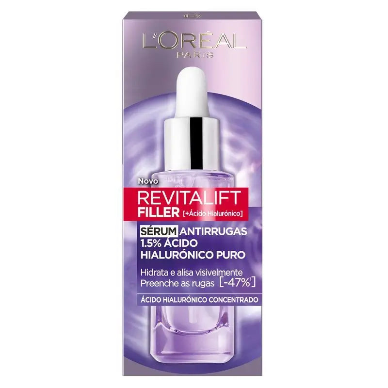 L'Oréal Paris Revitalift Filler Sérum Anti-Rugas - 1,5% Ácido Hialurónico Puro.