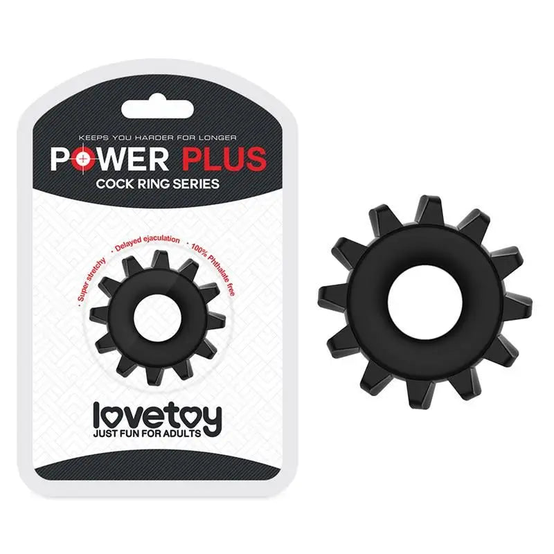 Lovetoy Anillo Para El Pene Power Plus Negro