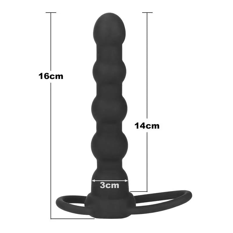 Lovetoy Plug Anal Double Prober Con Vibración Negro