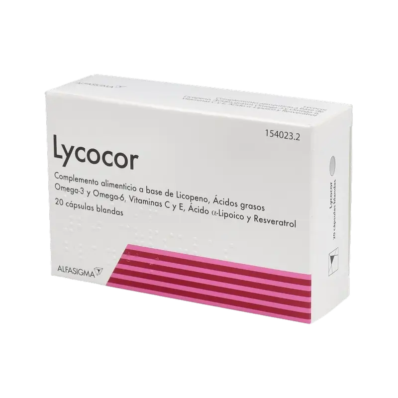 Lycocor Suplemento Alimentar , 20 cápsulas moles