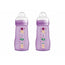 Biberão Mam Baby Easy Active Rosa Brilhante, 2X270Ml